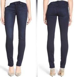 Paige Peg Super Skinny Dark Blue Jeans Size 29